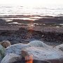 Quoi de mieux qu'un petit feu de bois de grève, au bord de la mer